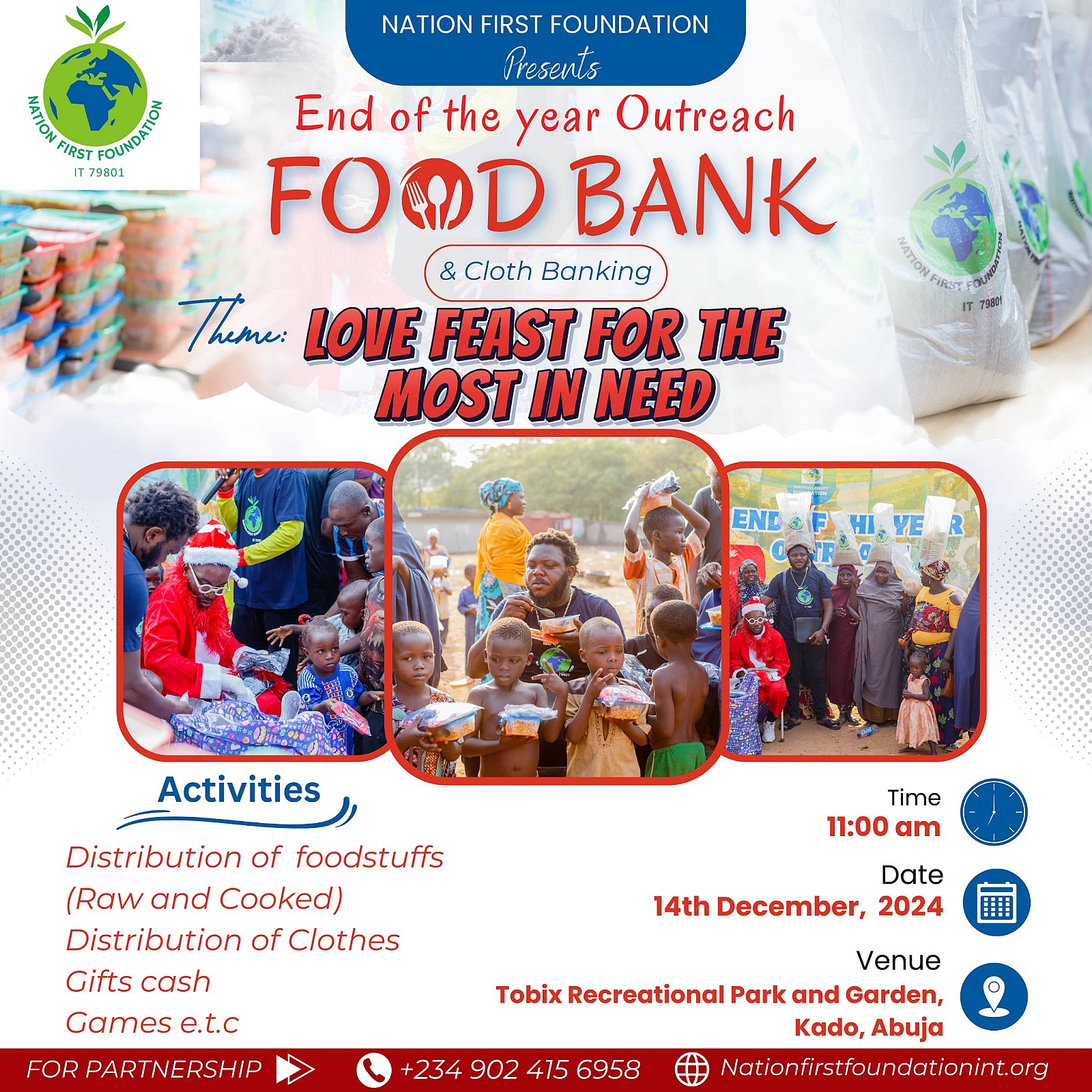 FOODBANK(CLOTHBANKING)-NFFYEAR-ENDLOVEFEASTOUTREACH